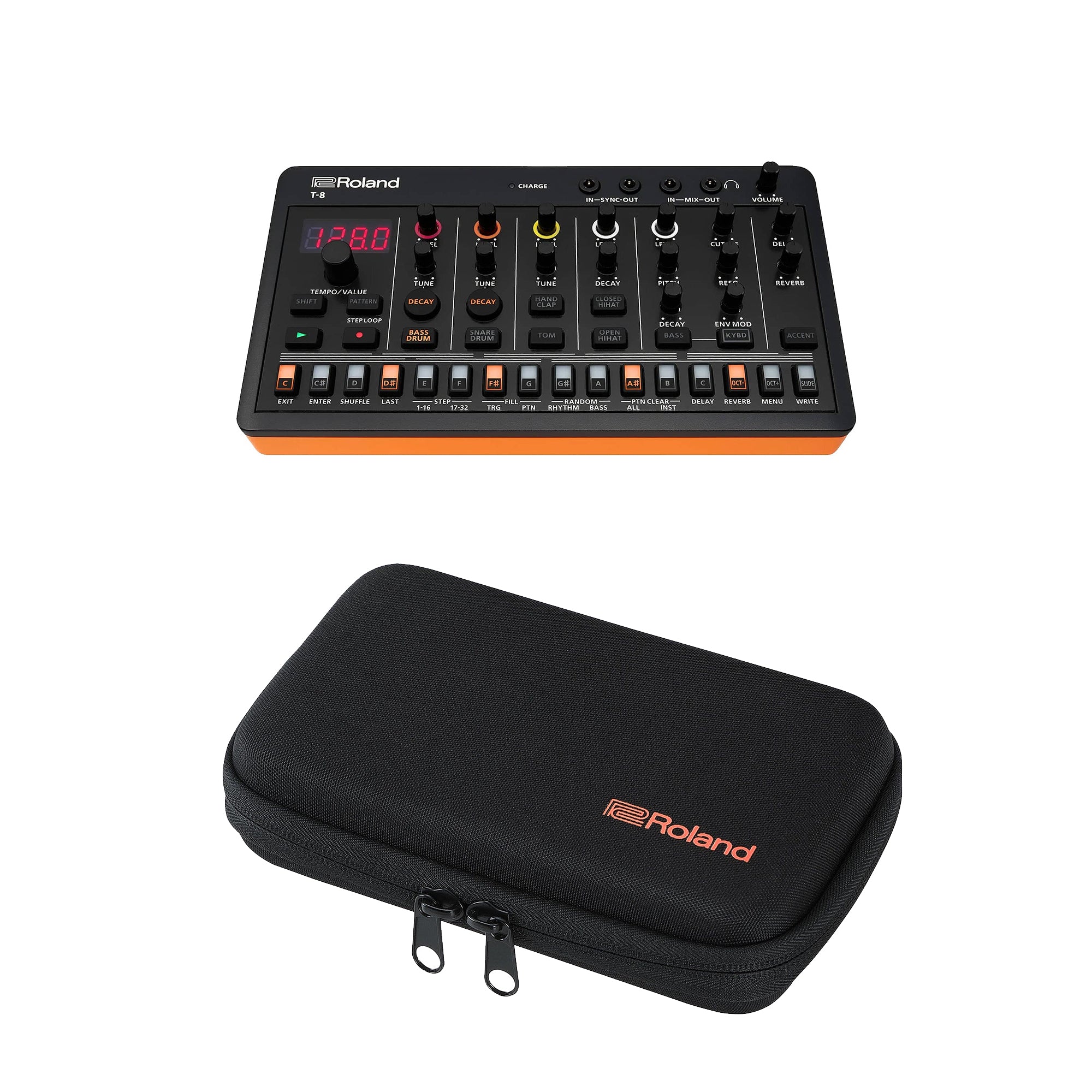 Roland AIRA Compact T-8 Beat Machine and Carry Case Bundle Keyboards and Synths / Drum Machines