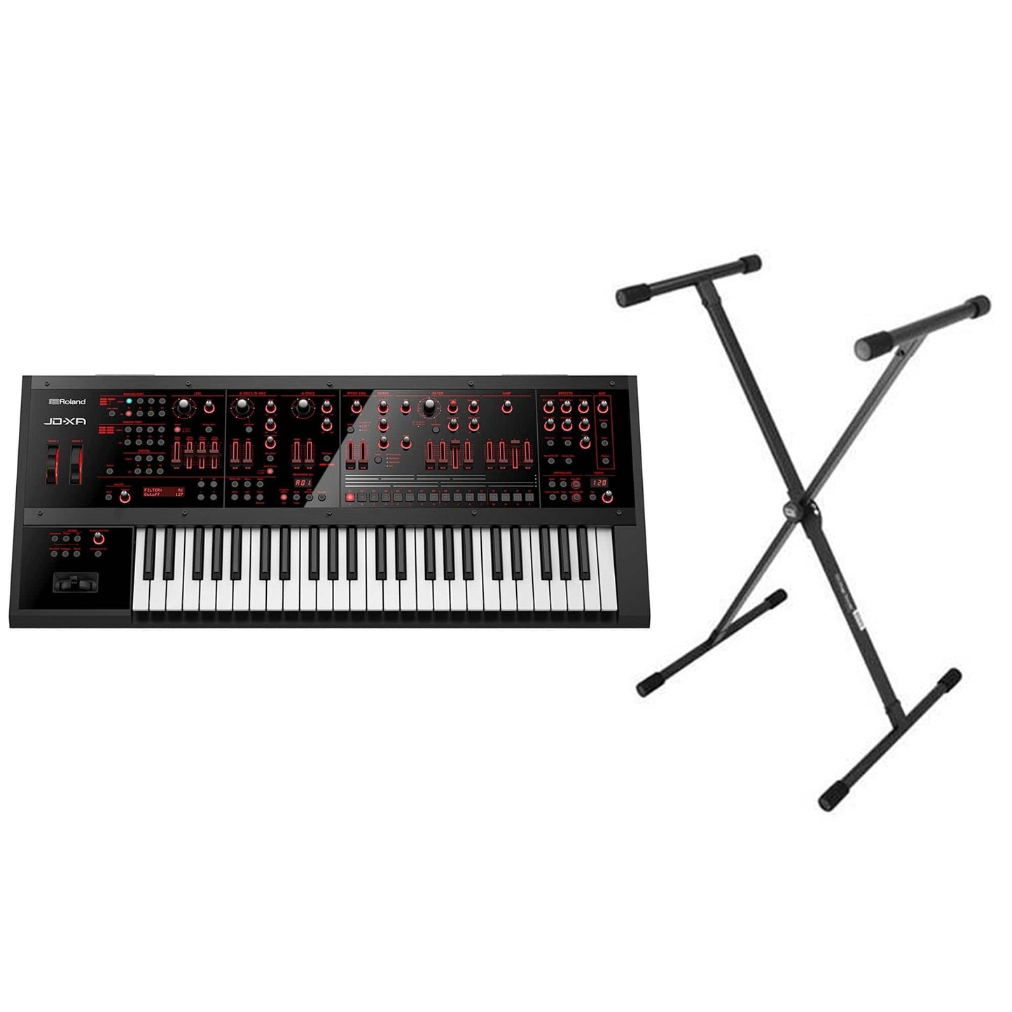 Roland JD-XA Synthesizer Bundle w/FREE Keyboard Stand Keyboards and Synths