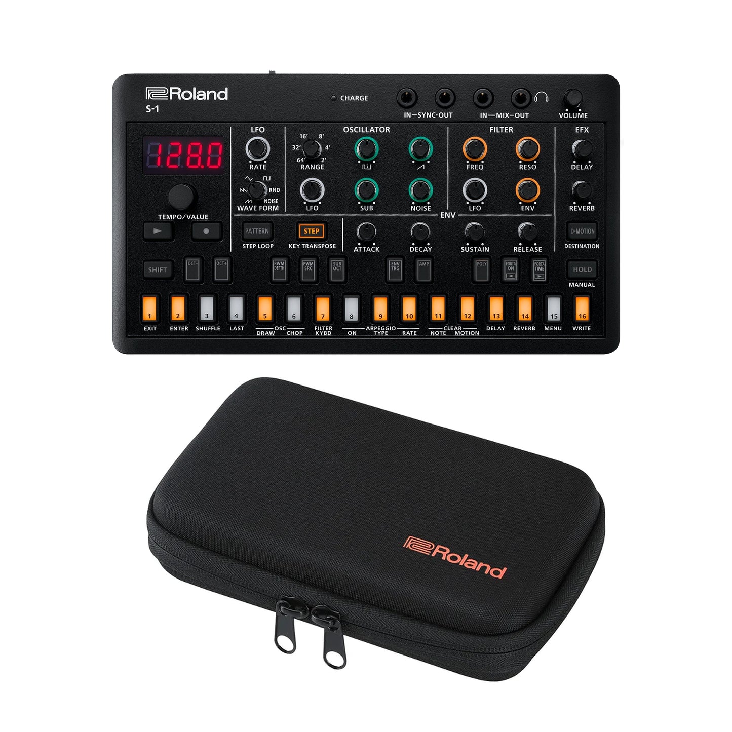 Roland AIRA Compact S-1 Tweak Synth Sound Module and Carry Case Bundle Keyboards and Synths / Synths / Digital Synths
