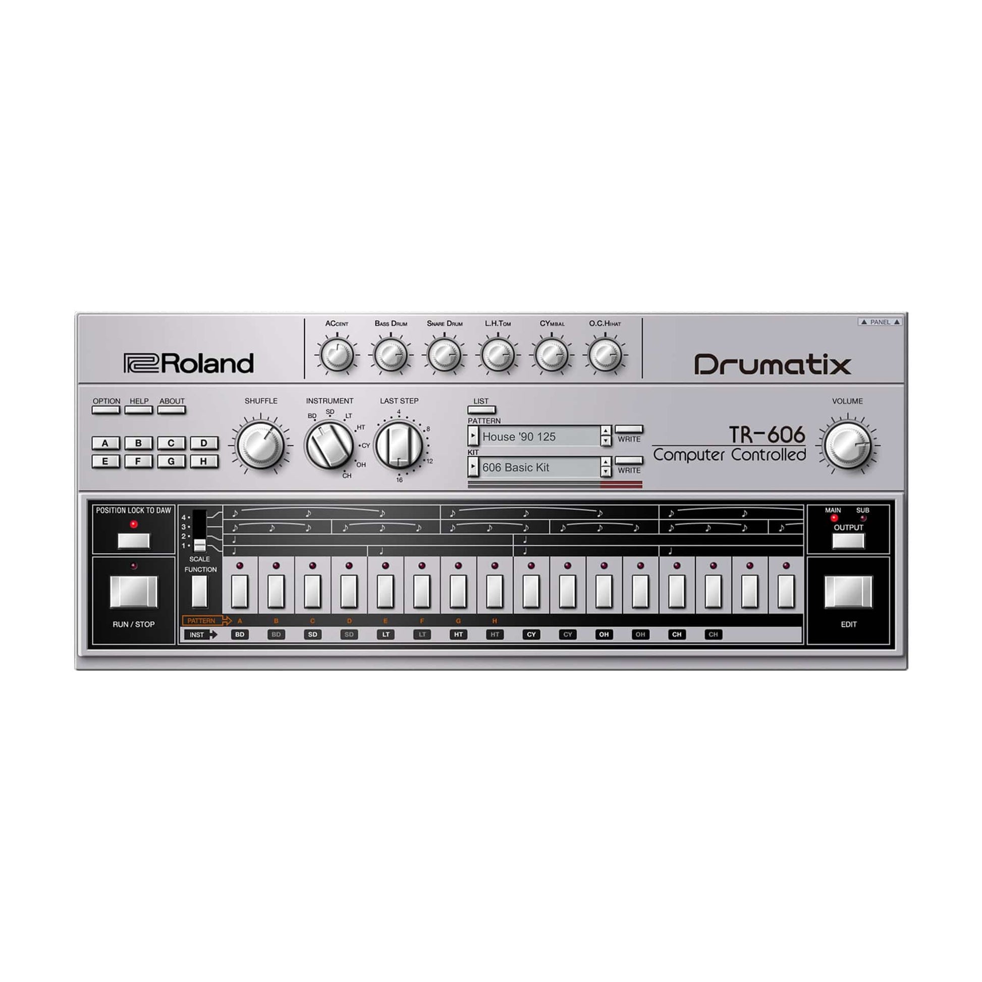 Roland - TR-606 | Software Rhythm Composer