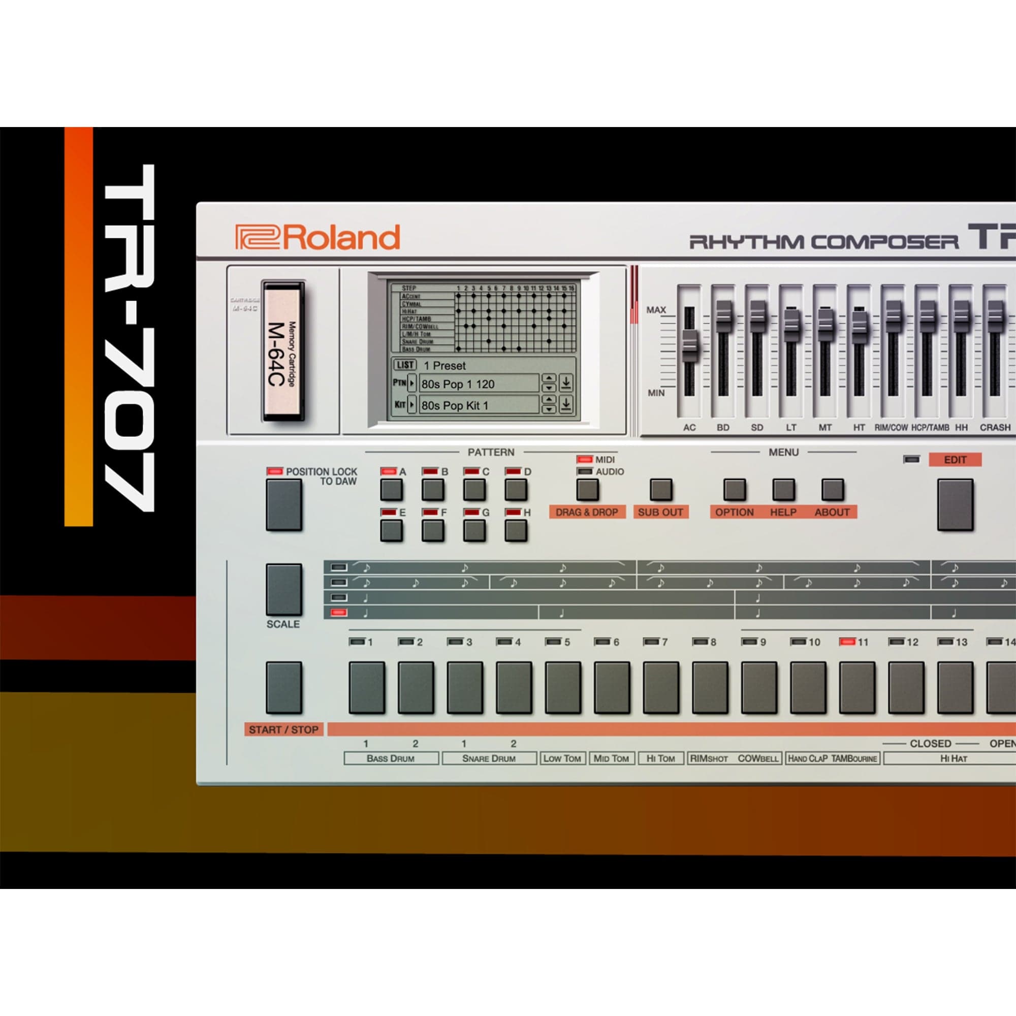 Roland TR-707 リズムコンポーザー