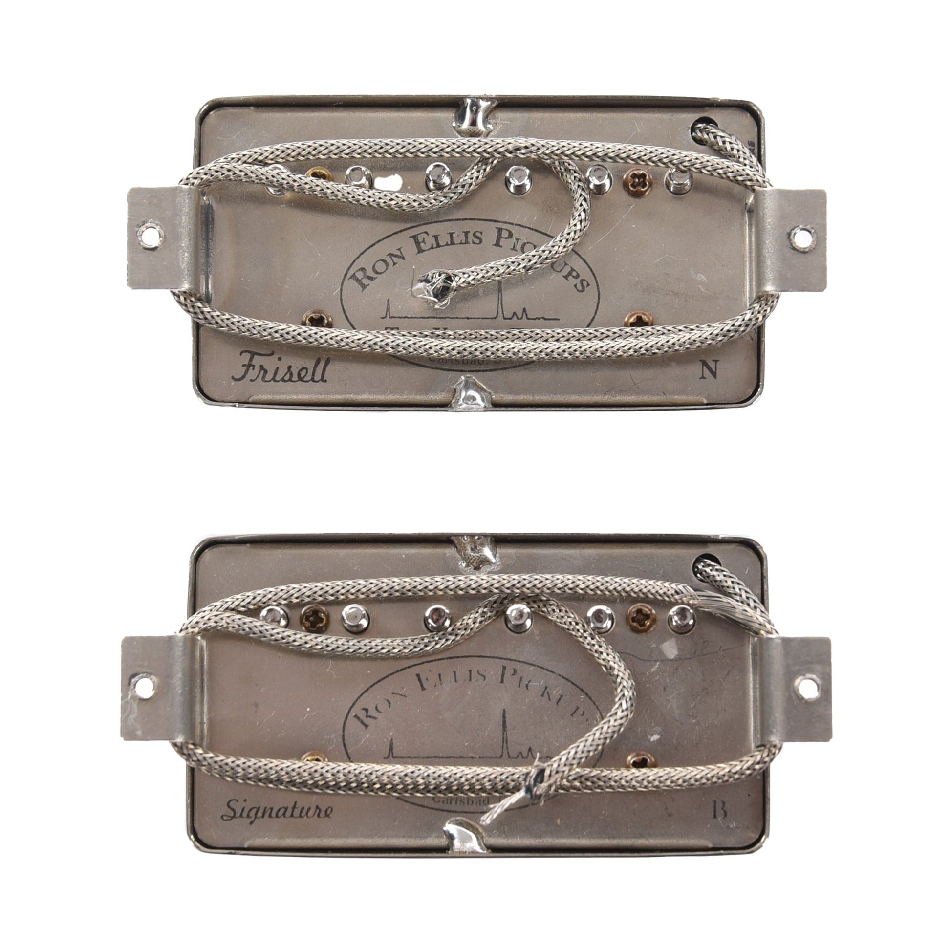 Ron Ellis Bill Frisell Humbucker Set 2-Wire Long-Leg Classic Nickel Parts / Guitar Pickups