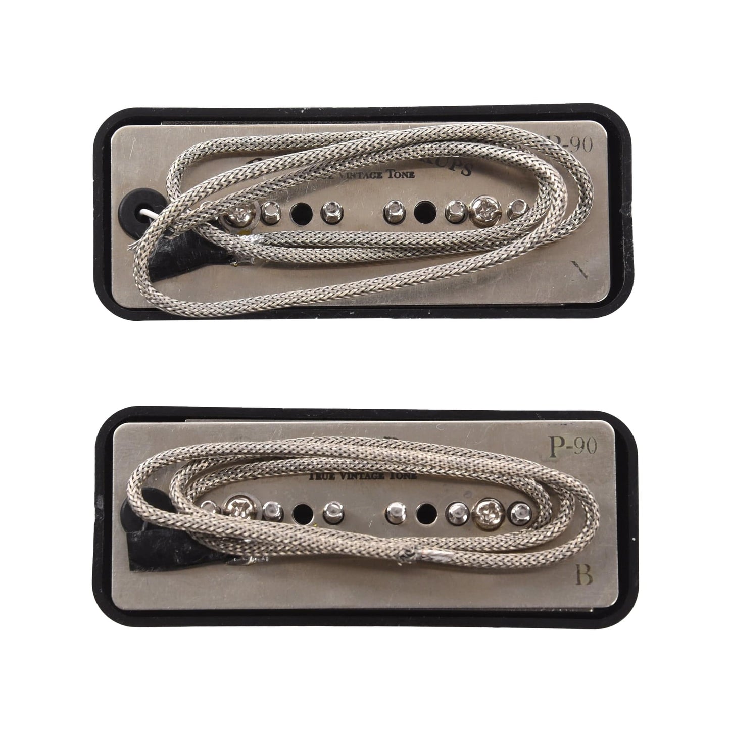 Ron Ellis P90 Soapbar Pickup Set Black Parts / Guitar Pickups