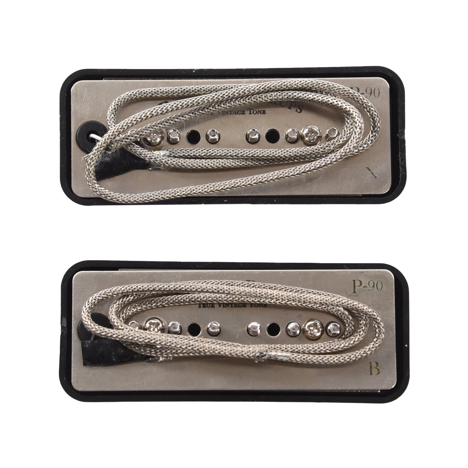 Ron Ellis P90 Soapbar Pickup Set Black Parts / Guitar Pickups