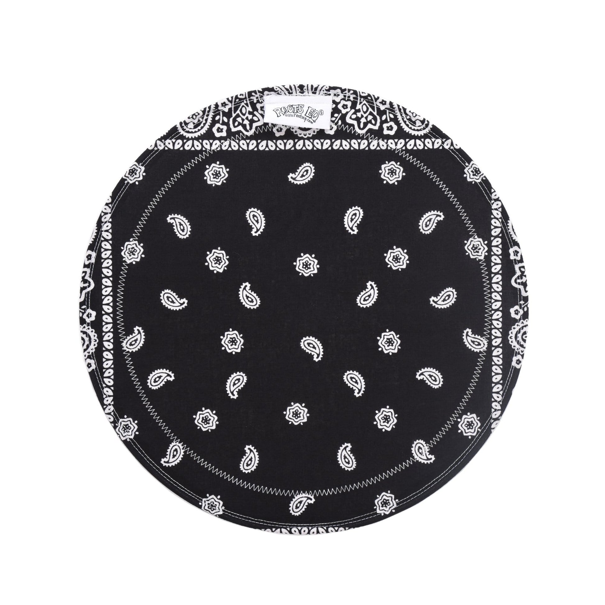Roots EQ Solid Black Bandana 13" Drums and Percussion / Parts and Accessories / Drum Parts