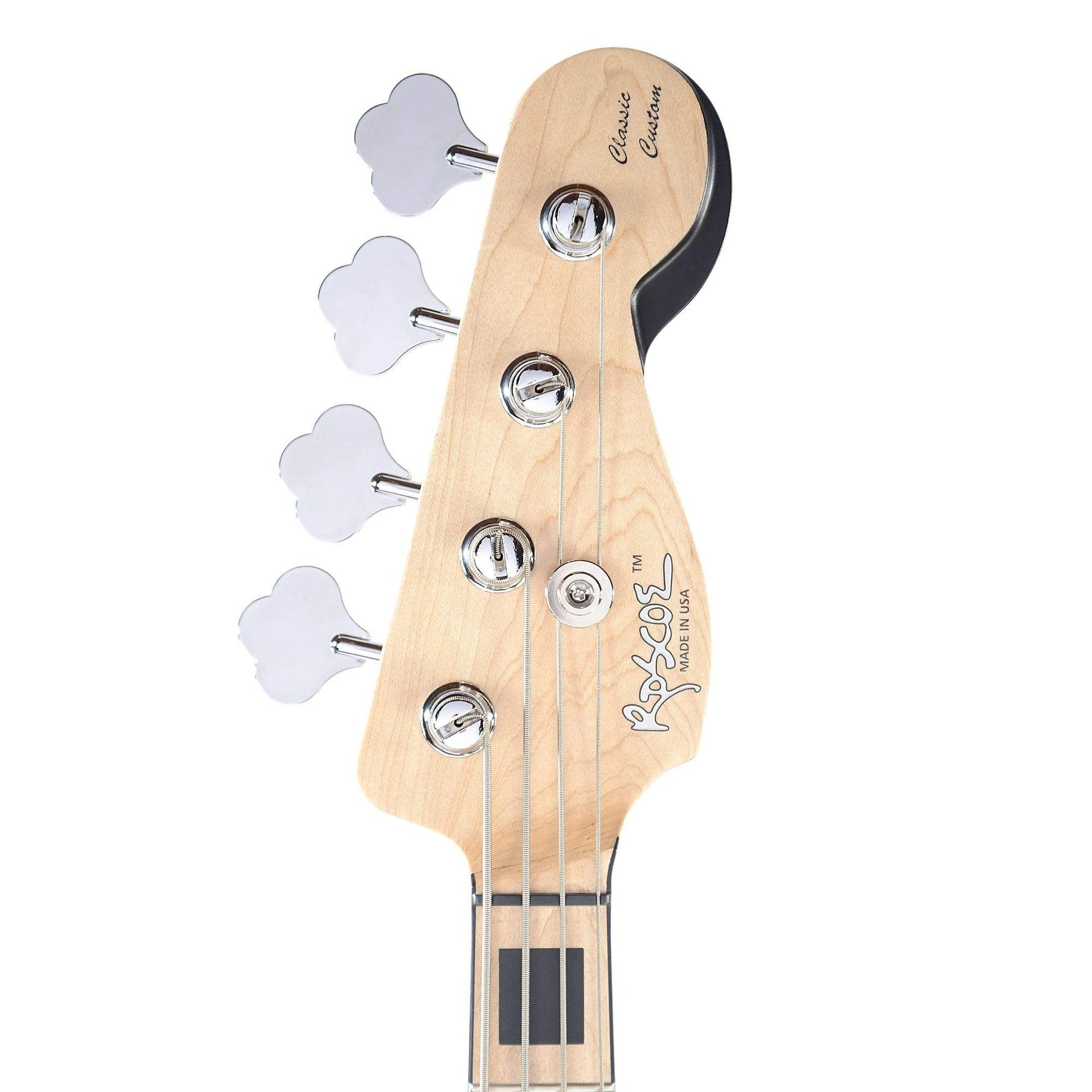 Roscoe Classic Custom 4JJ Black High Gloss Bass Guitars / 4-String