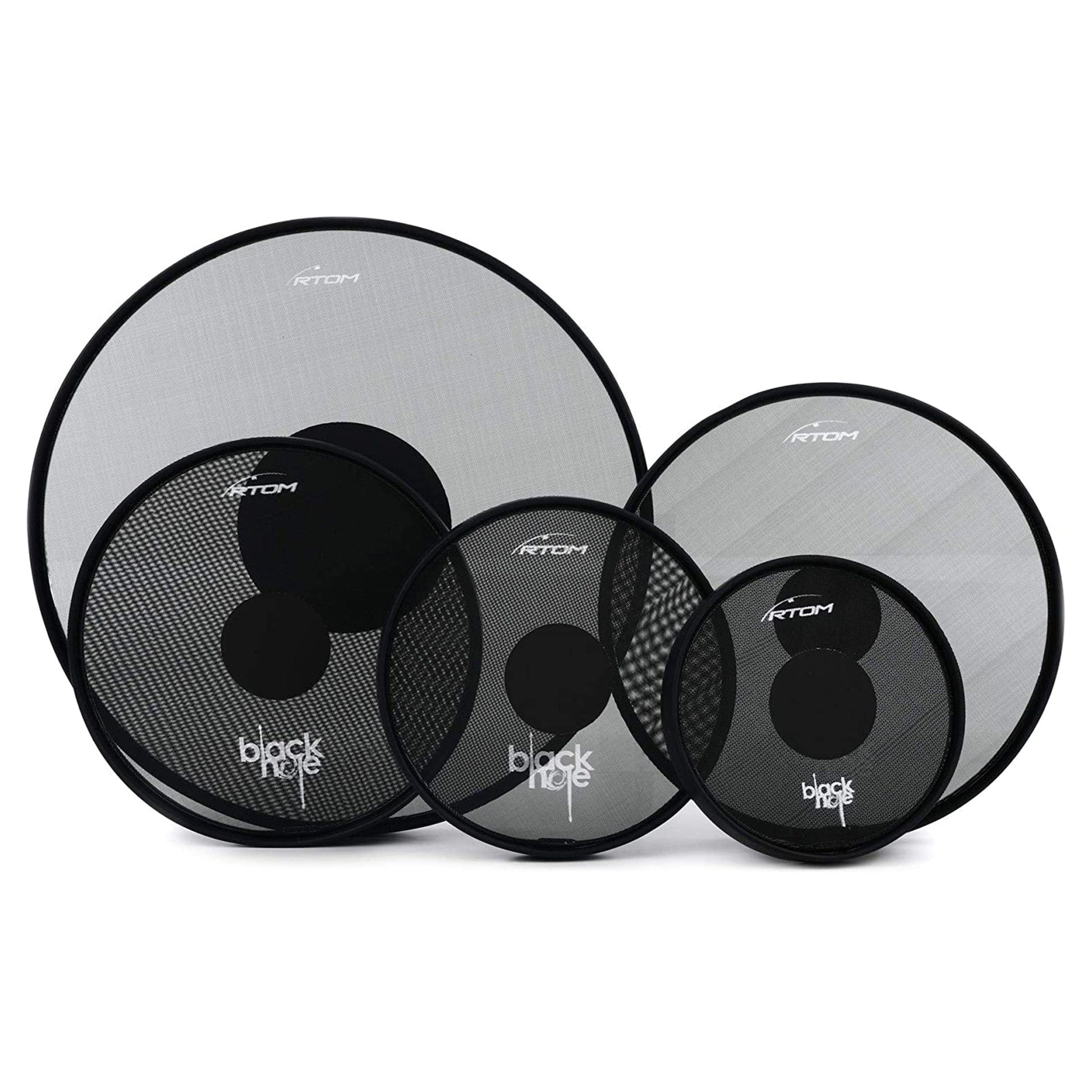 RTOM 10/12/14/16/22" Black Hole Practice Pad Set Drums and Percussion / Practice Pads