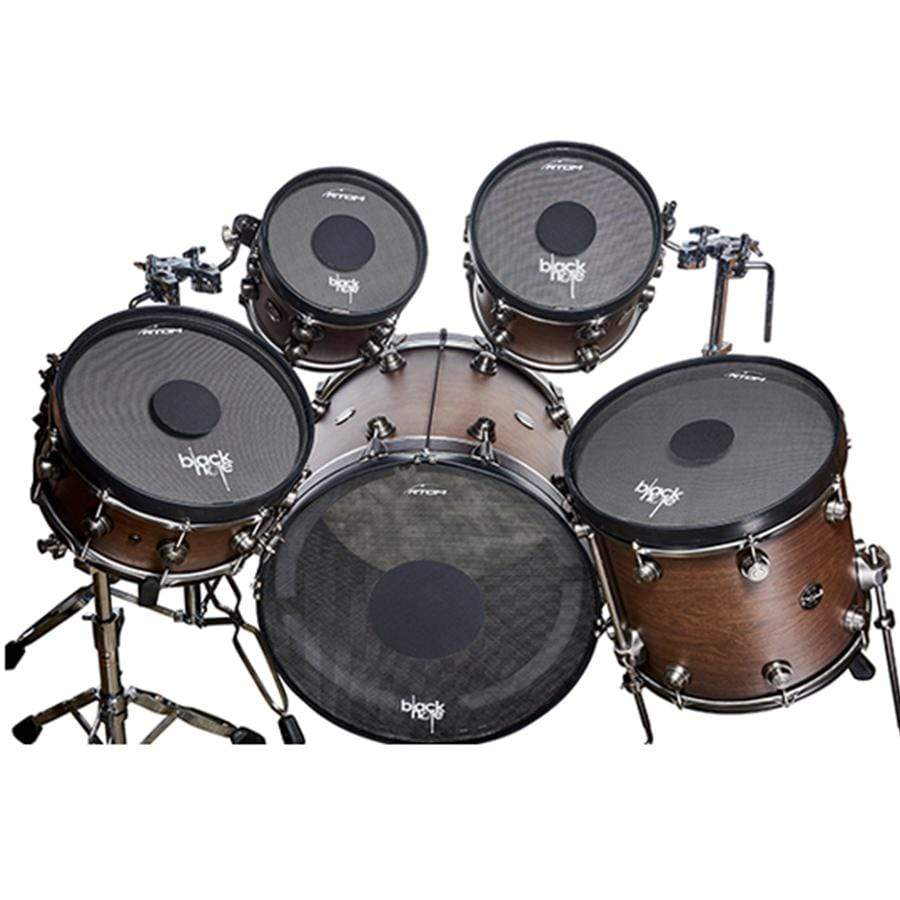 RTOM 10/12/14/16/22” Black Hole Practice Pad Set Drums and Percussion