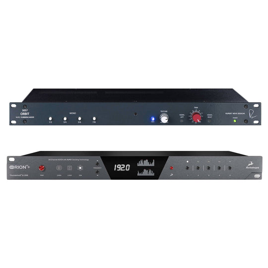 Antelope Audio Orion 32+ Gen 3 Thunderbolt/USB Interface and Rupert Neve Designs 5057 Orbit 16 x 2 Summing Mixer Bundle Pro Audio / Mixers