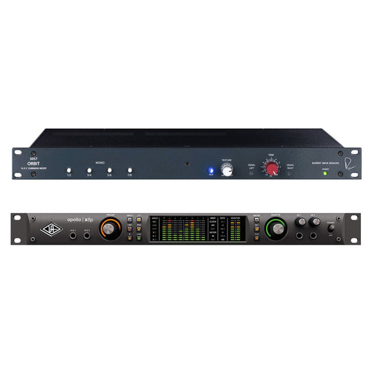 Universal Audio Apollo X8P Heritage Edition Thunderbolt 3 Audio Interface (Mac/Win) and Rupert Neve Designs 5057 Orbit 16 x 2 Summing Mixer Bundle Pro Audio / Mixers