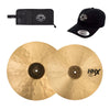 Sabian 16/18" HHX Complex Thin Crash Cymbal Set w/CDE Logo Hat & Stick Bag Drums and Percussion / Cymbals / Crash
