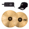 Sabian 18/20" HHX Complex Thin Crash Cymbal Set w/CDE Logo Hat & Stick Bag Drums and Percussion / Cymbals / Crash