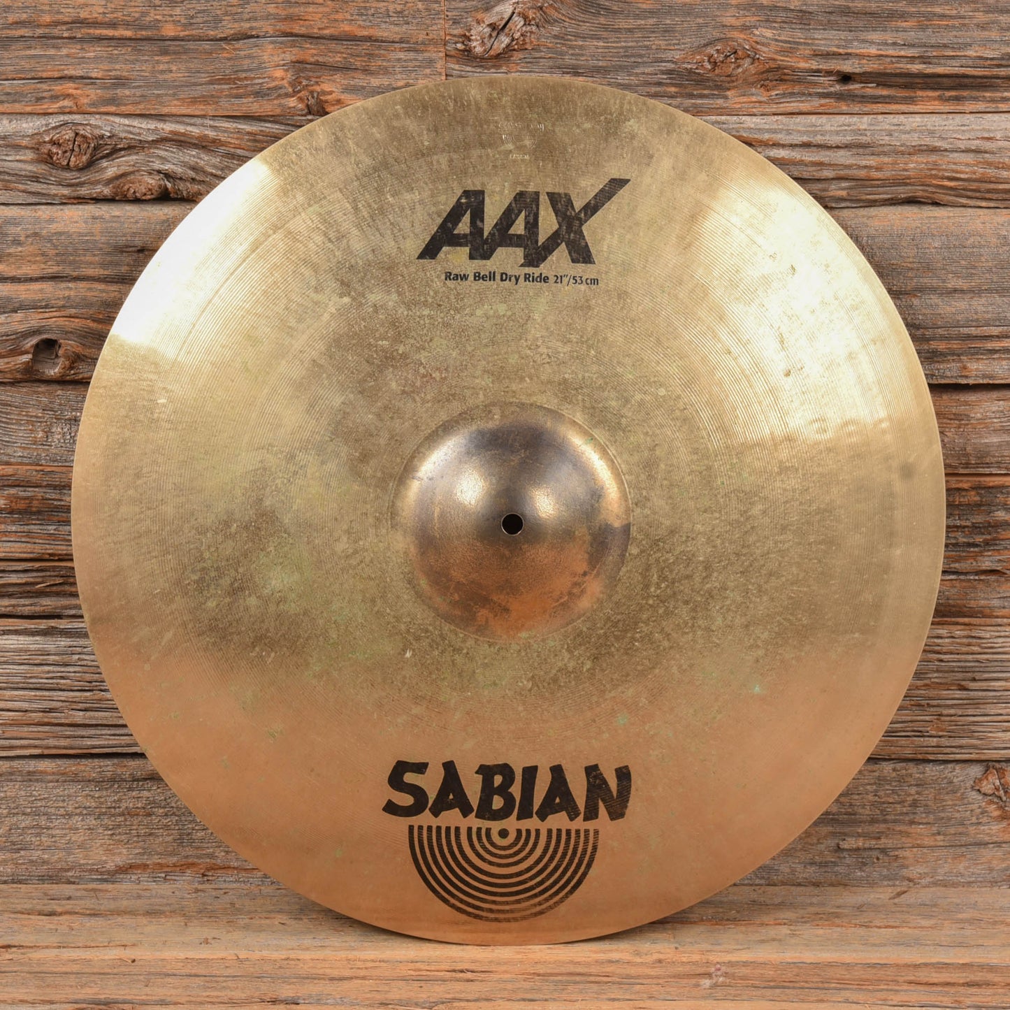 Sabian 21" AAX Raw Bell Dry Ride Cymbal USED Drums and Percussion