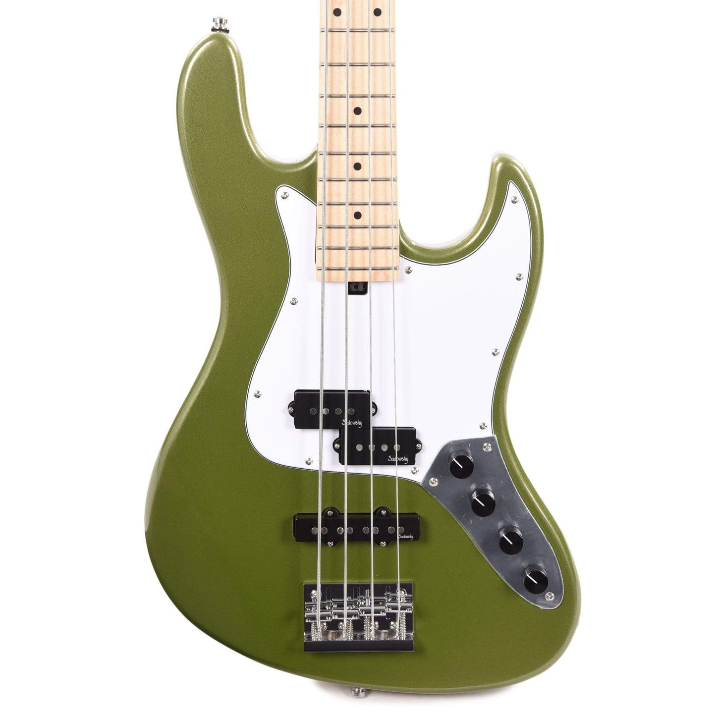 Sadowsky MetroExpress Hybrid PJ Sage Green Metallic High Polish w/Maple Fingerboard Bass Guitars / 4-String