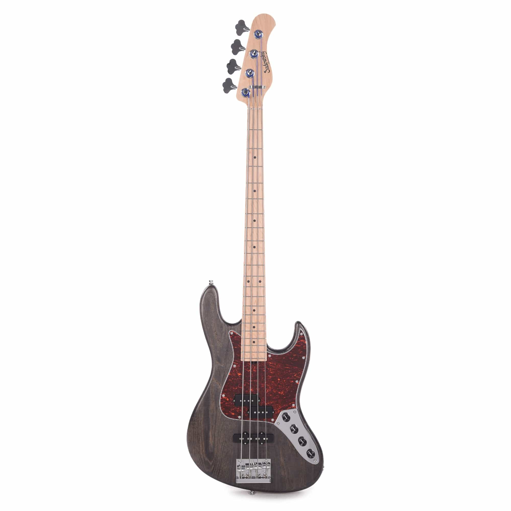 Sadowsky MetroLine 21-Fret Vintage PJ Bass 4-String Swamp Ash Body Nirvana Black Transparent Satin Bass Guitars / 4-String