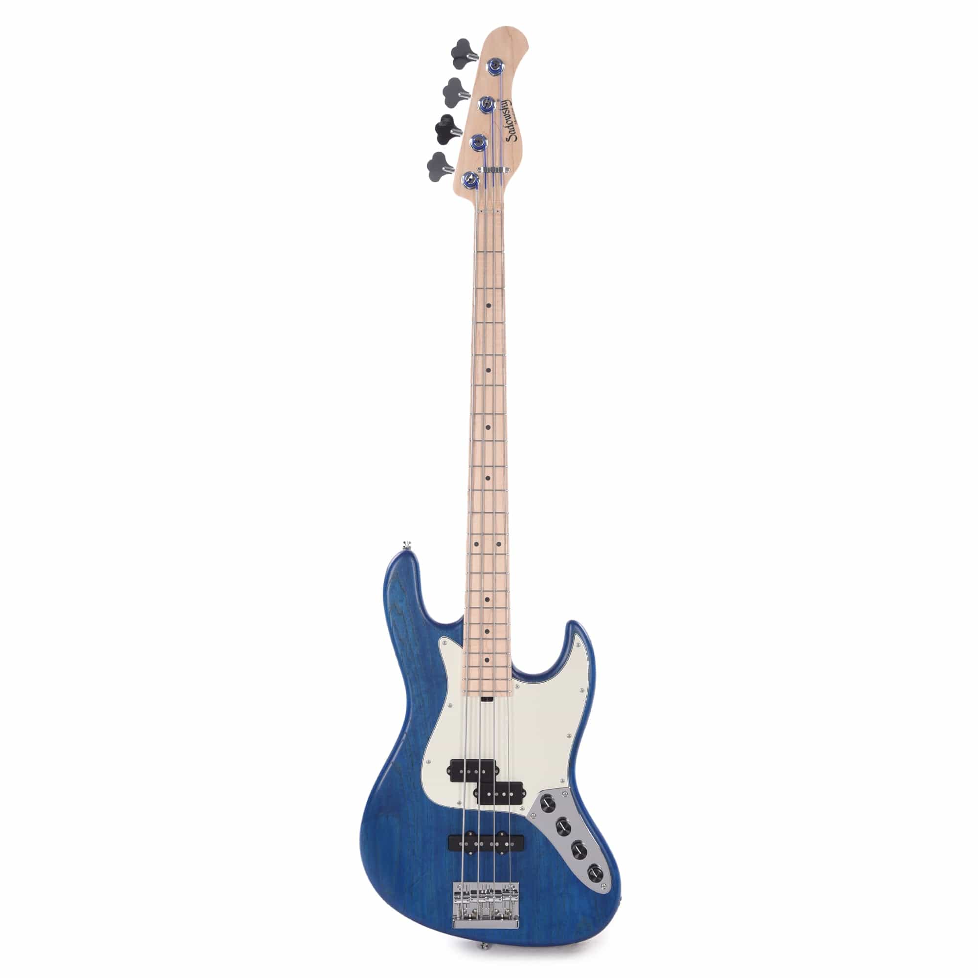 Sadowsky MetroLine 21-Fret Vintage PJ Bass 4-String Swamp Ash Body Ocean Blue Transparent Satin Bass Guitars / 4-String