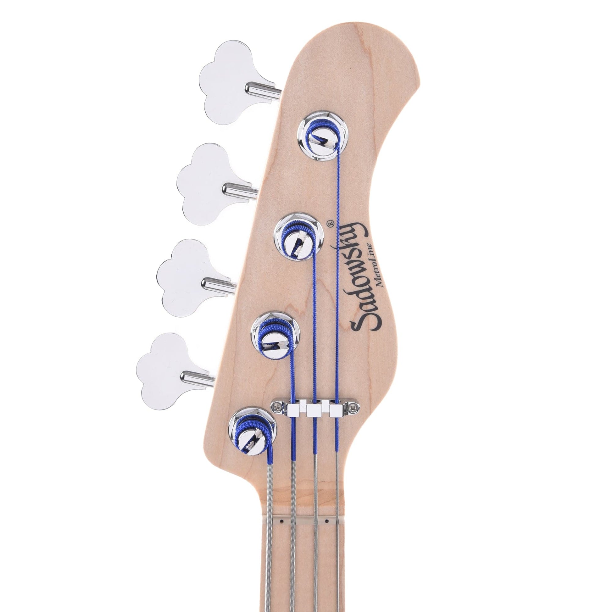 Sadowsky MetroLine 21-Fret Vintage PJ Bass 4-String Swamp Ash Body Ocean Blue Transparent Satin Bass Guitars / 4-String