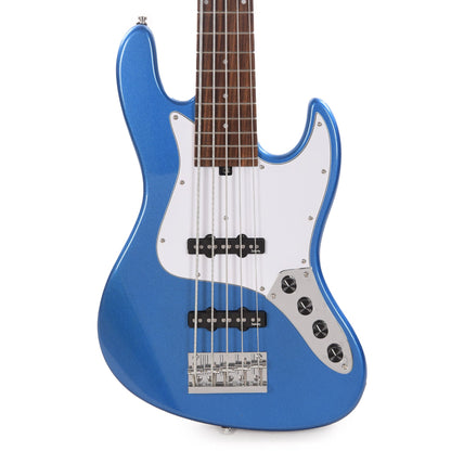 Sadowsky MetroExpress Vintage JJ 5-String Ocean Blue Metallic High Polish w/Morado Fingerboard Bass Guitars / 5-String or More
