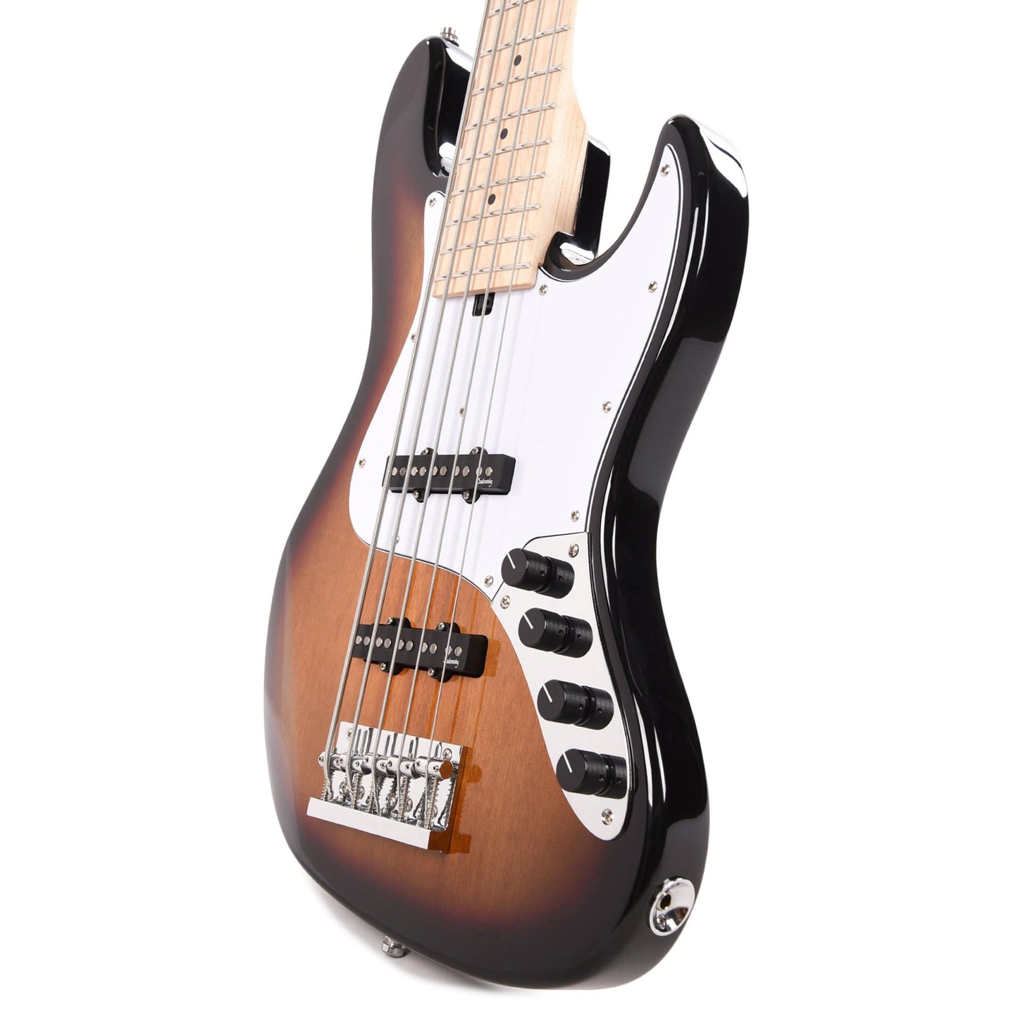 Sadowsky MetroExpress Vintage JJ 5-String Tobacco Burst High Polish w/Maple Fingerboard Bass Guitars / 5-String or More