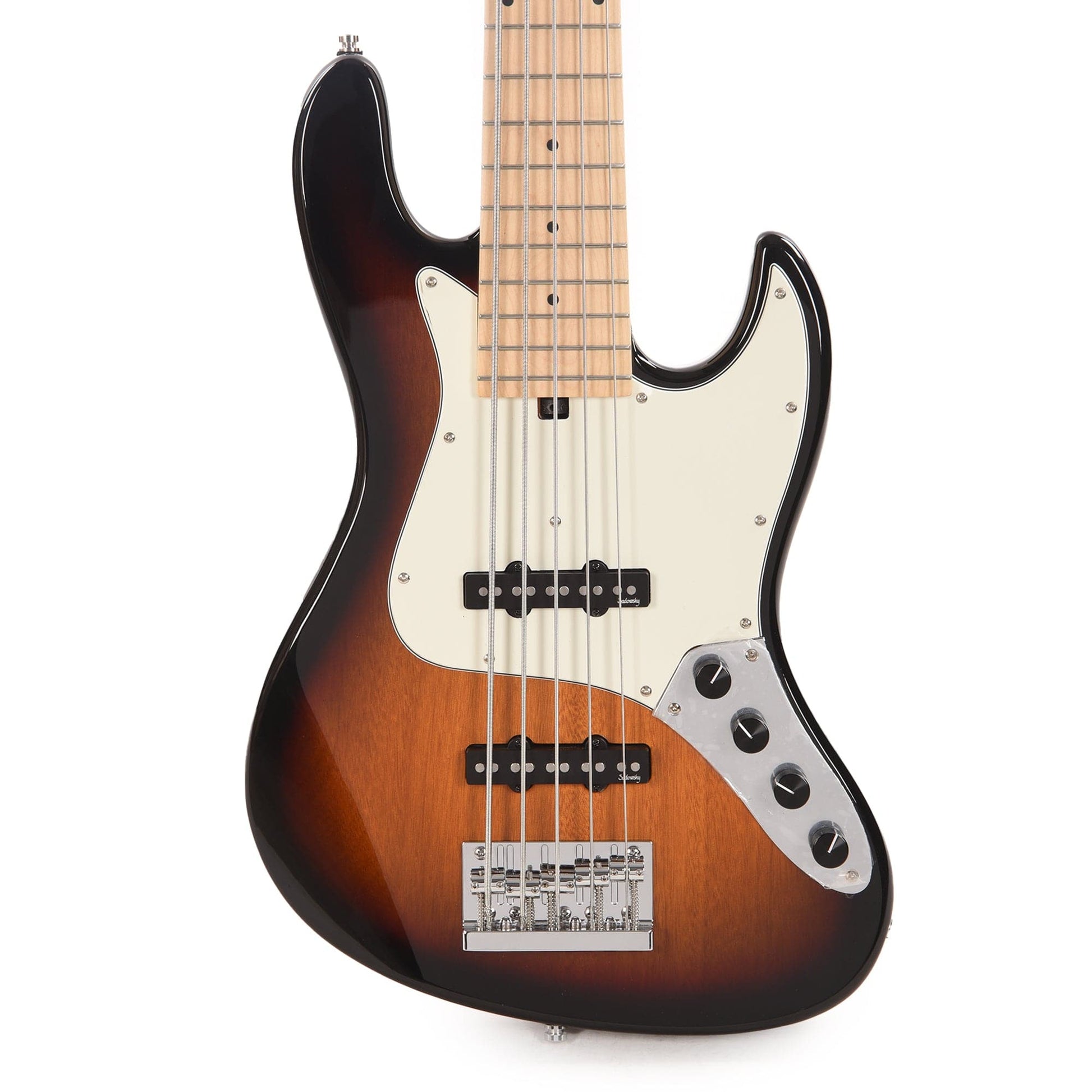 Sadowsky MetroExpress Vintage JJ 5-String Tobacco Burst High Polish w/Maple Fingerboard Bass Guitars / 5-String or More