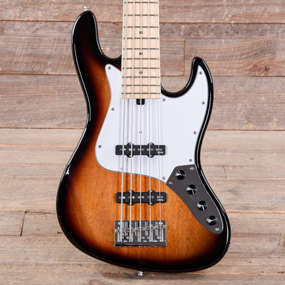Sadowsky MetroExpress Vintage JJ 5-String Tobacco Burst High Polish w/Maple Fingerboard Bass Guitars / 5-String or More