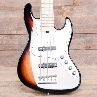 Sadowsky MetroExpress Vintage JJ 5-String Tobacco Burst High Polish w/Maple Fingerboard Bass Guitars / 5-String or More