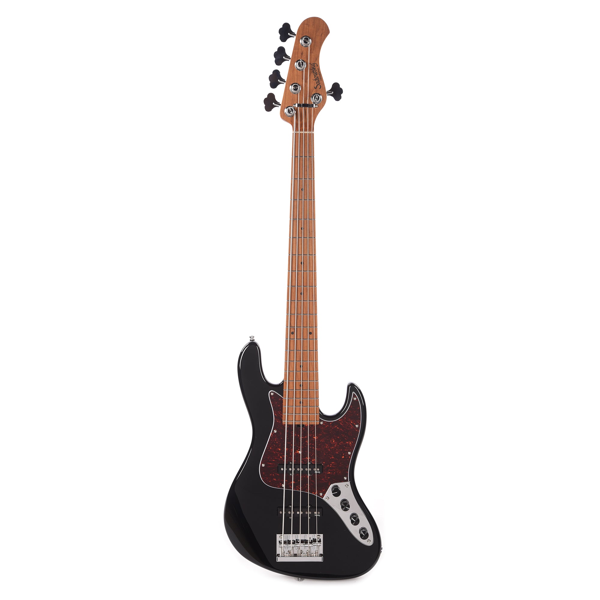 Sadowsky MetroExpress Vintage JJ Bass 5-String Black High Polish Bass Guitars / 5-String or More