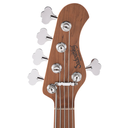 Sadowsky MetroExpress Vintage JJ Bass 5-String Black High Polish Bass Guitars / 5-String or More