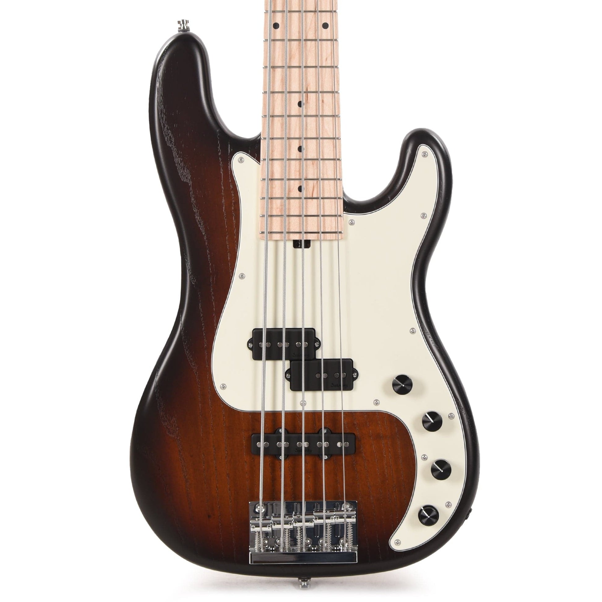 Sadowsky MetroLine 21-Fret Hybrid PJ Bass 5-String Swamp Ash Body Almond Sunburst Transparent Satin Bass Guitars / 5-String or More