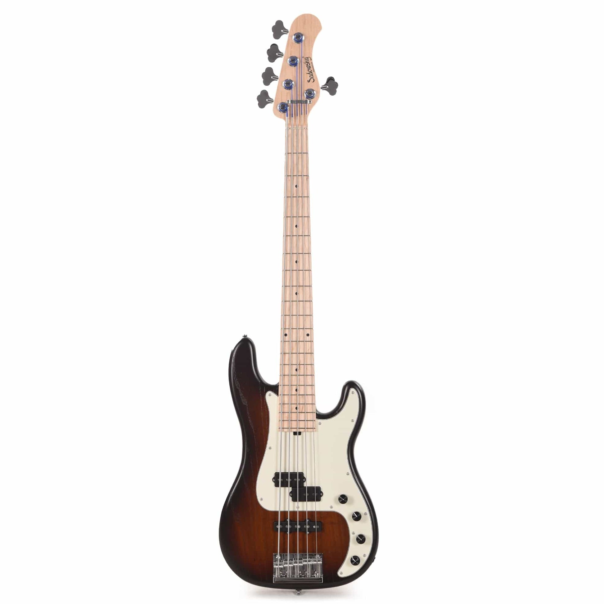 Sadowsky MetroLine 21-Fret Hybrid PJ Bass 5-String Swamp Ash Body Almond Sunburst Transparent Satin Bass Guitars / 5-String or More