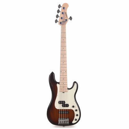 Sadowsky MetroLine 21-Fret Hybrid PJ Bass 5-String Swamp Ash Body Almond Sunburst Transparent Satin Bass Guitars / 5-String or More