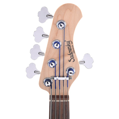 Sadowsky MetroLine 21-Fret Vintage JJ Alder 5-String ''59 Burst Transparent High Polish Bass Guitars / 5-String or More