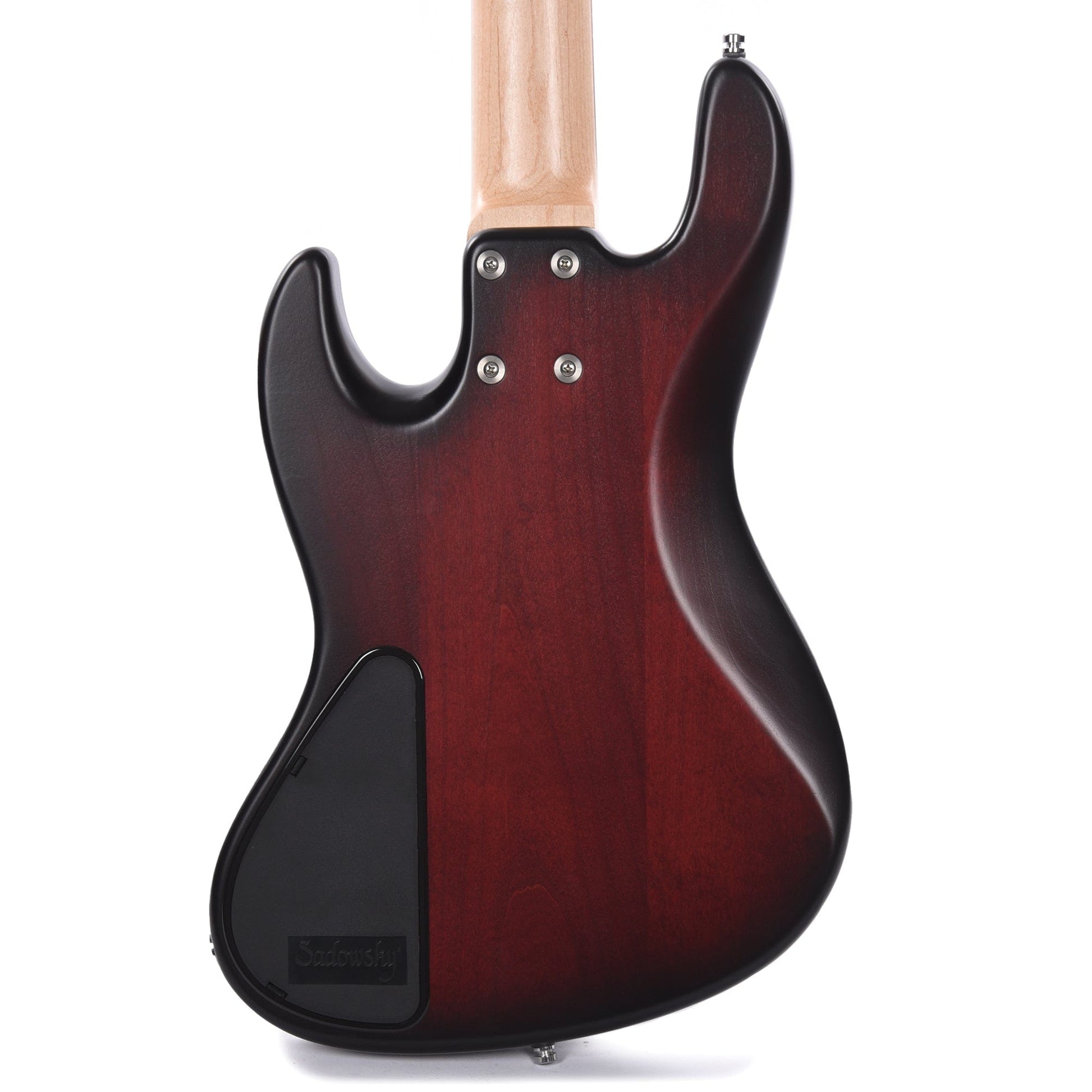 Sadowsky MetroLine 21-Fret Vintage MJ Bass 5-String Red Alder Body Burgundy Burst Transparent Satin Bass Guitars / 5-String or More