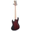 Sadowsky MetroLine 21-Fret Vintage MJ Bass 5-String Red Alder Body Burgundy Burst Transparent Satin Bass Guitars / 5-String or More