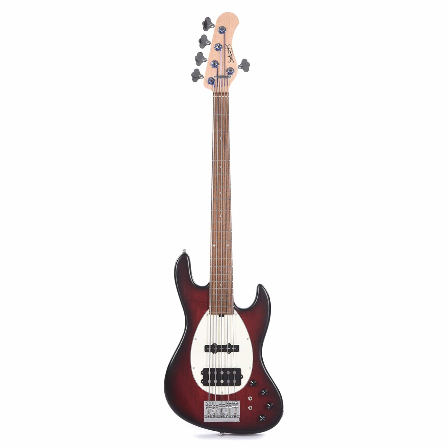 Sadowsky MetroLine 21-Fret Vintage MJ Bass 5-String Red Alder Body Burgundy Burst Transparent Satin Bass Guitars / 5-String or More