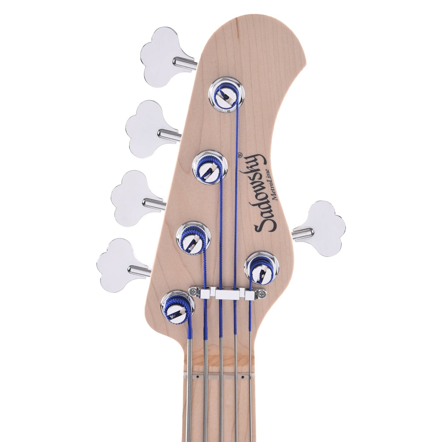 Sadowsky MetroLine 21-Fret Vintage PJ Bass 5-String Swamp Ash Body Ocean Blue Transparent Satin Bass Guitars / 5-String or More