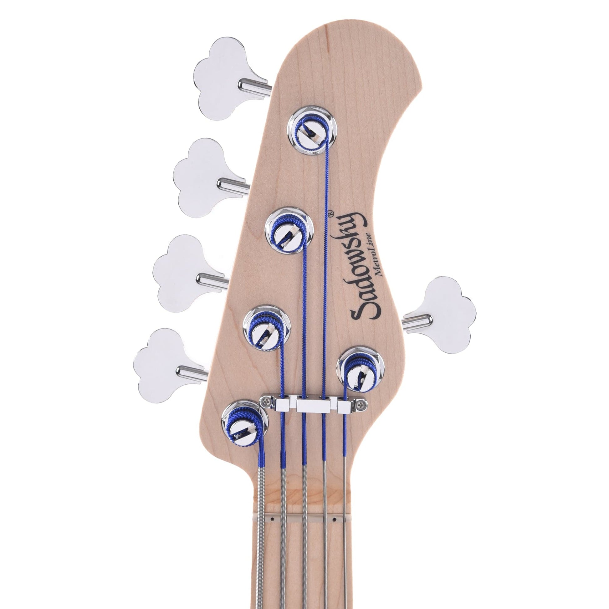 Sadowsky MetroLine 21-Fret Vintage PJ Bass 5-String Swamp Ash Body Ocean Blue Transparent Satin Bass Guitars / 5-String or More
