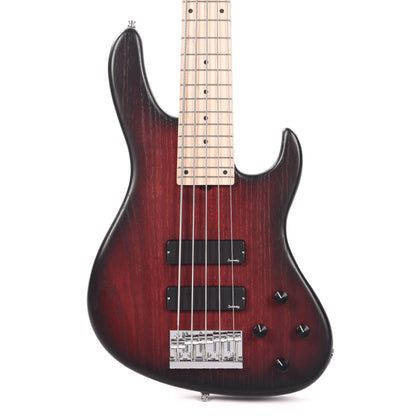 Sadowsky MetroLine Modern 5-String Swamp Burgundy Burst Transparent Satin Bass Guitars / 5-String or More