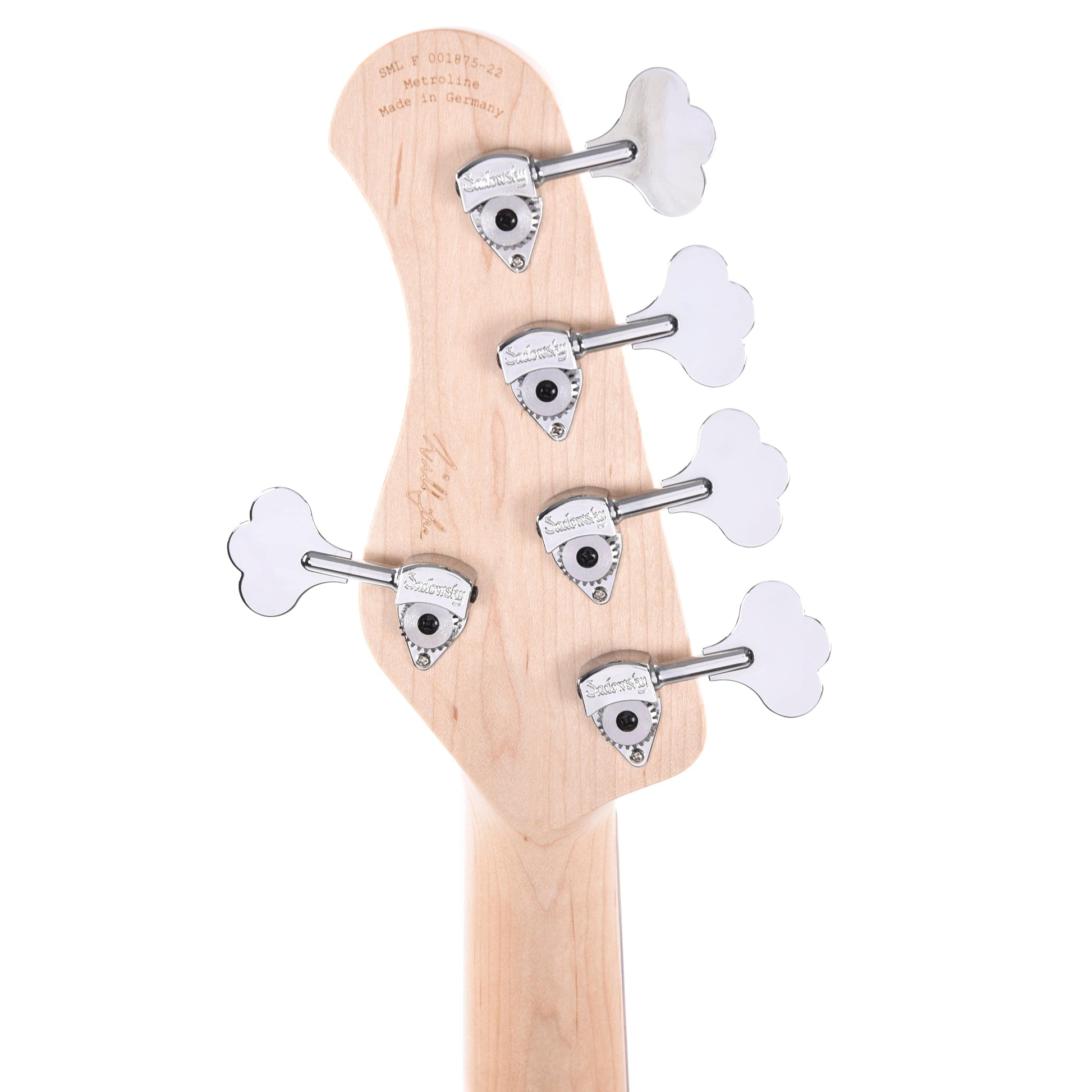 Sadowsky MetroLine Will Lee Alder 5-String ''59 Burst Transparent High Polish Bass Guitars / 5-String or More