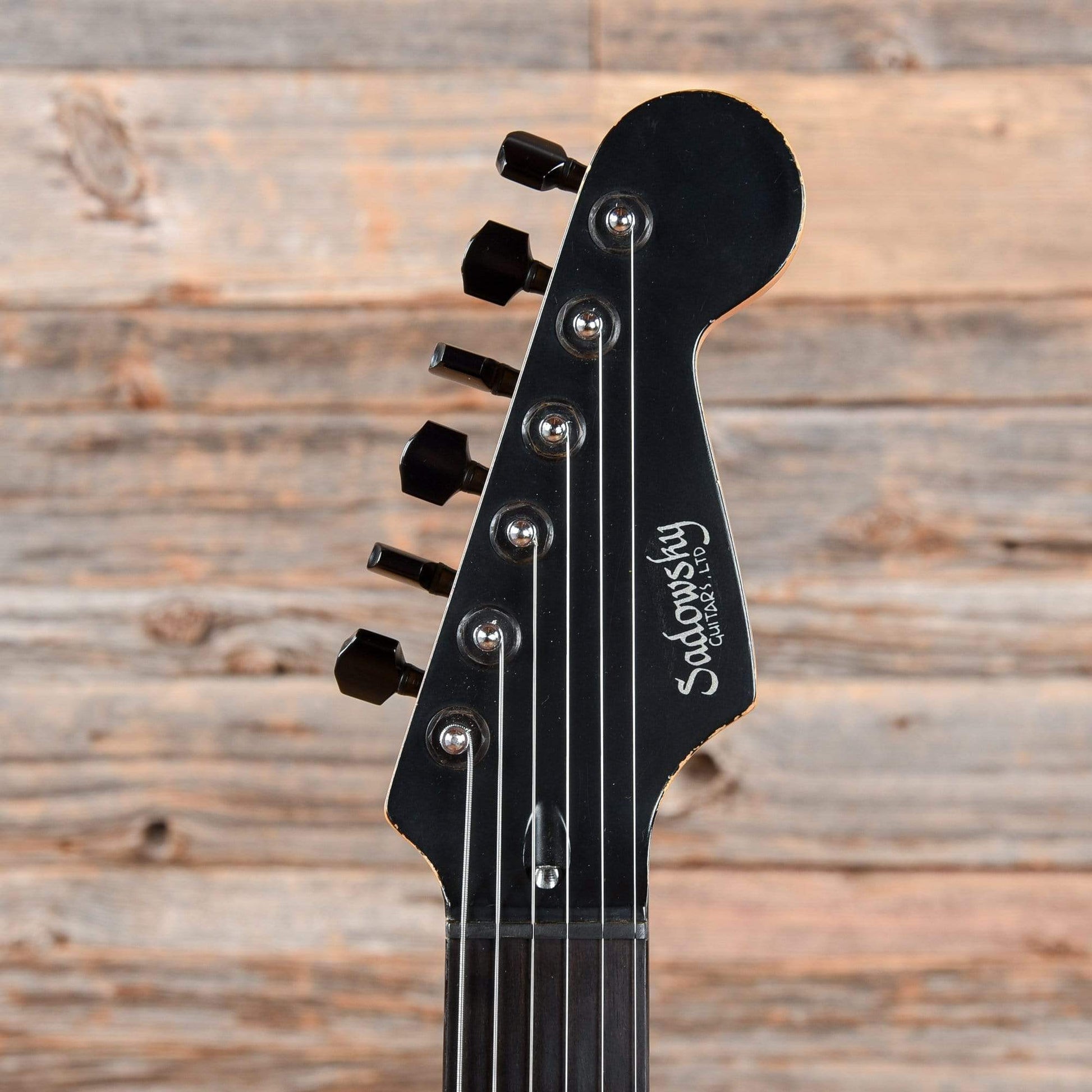 Sadowsky S-Style Black 1988 Electric Guitars / Solid Body