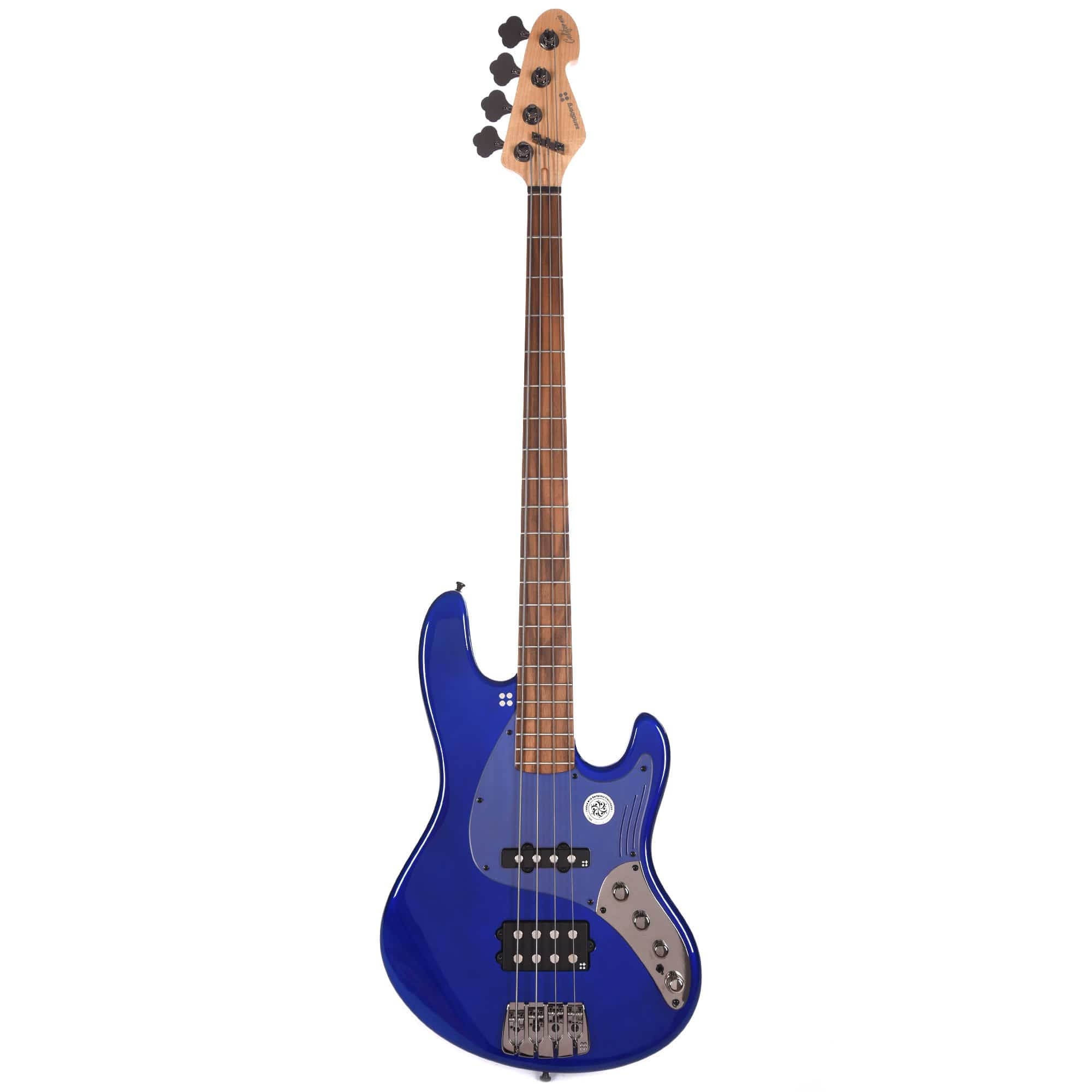 Sandberg California Grand Dark 4-String San Remo Blue w/Darkglass 3-Band EQ Bass Guitars / 4-String