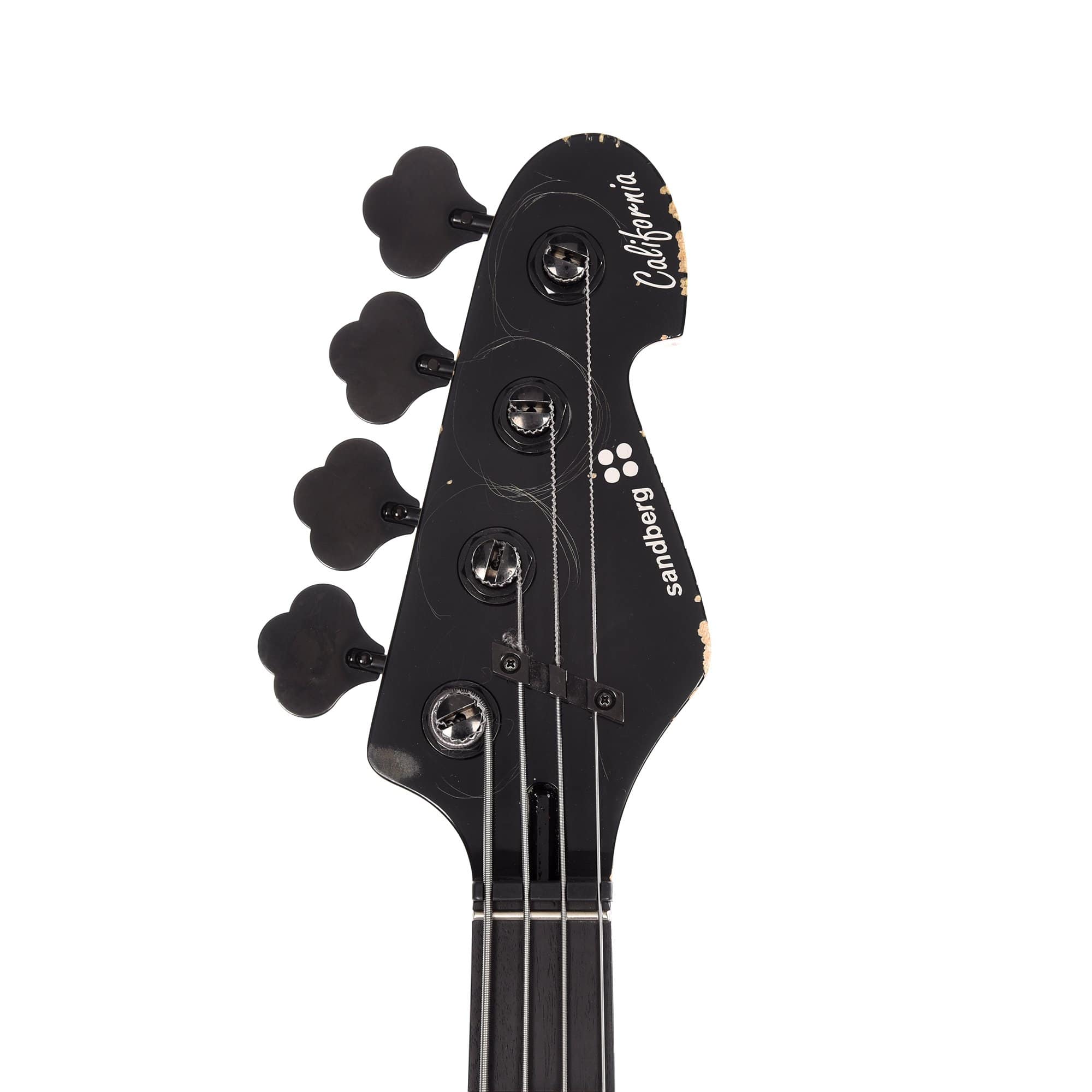 Sandberg California Oliver Riedel Signature VM 4-String Black Hardcore Aged Bass Guitars / 4-String