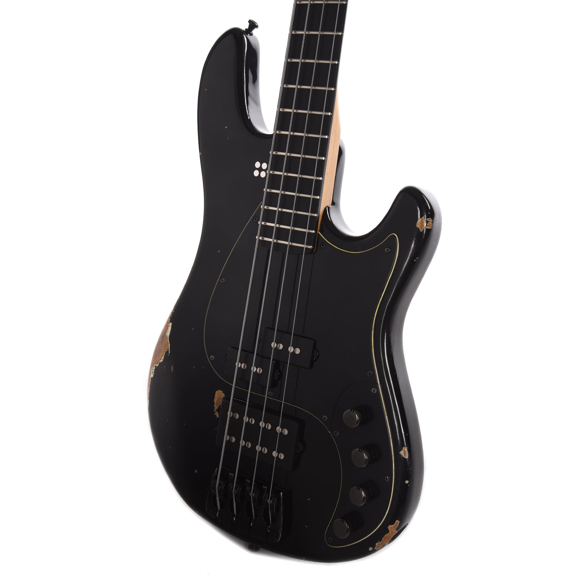 Sandberg California Oliver Riedel Signature VM 4-String Black Hardcore Aged Bass Guitars / 4-String
