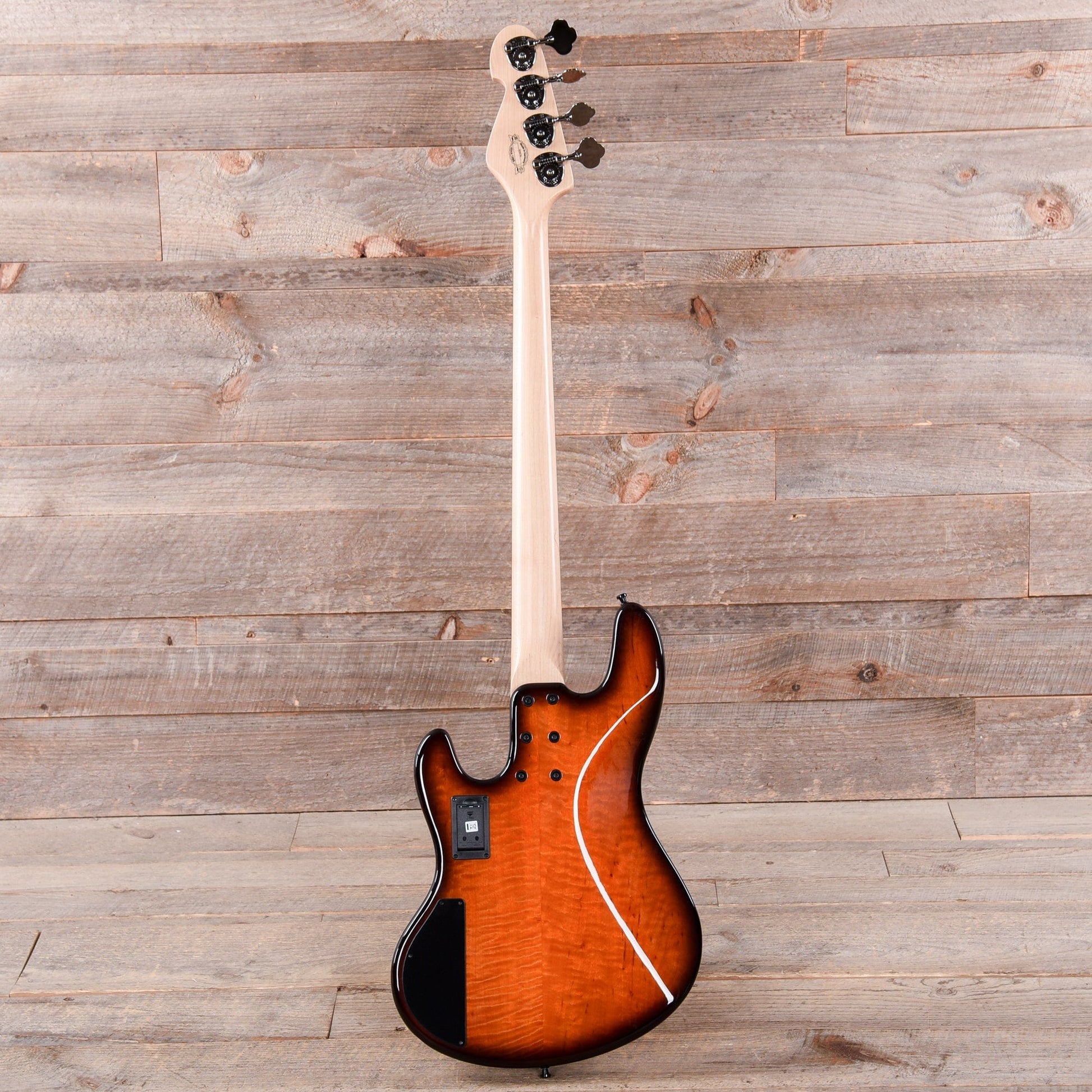 Sandberg California Supreme Quilted Maple Honeyburst w/Matching Headstock Bass Guitars / 4-String