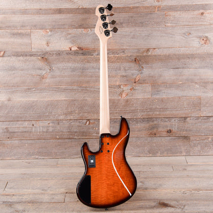 Sandberg California Supreme Quilted Maple Honeyburst w/Matching Headstock Bass Guitars / 4-String