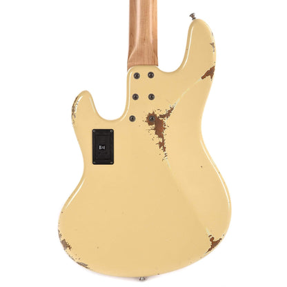 Sandberg California TM-4 Hardcore Aged White w/Tortoise Pickguard Bass Guitars / 4-String