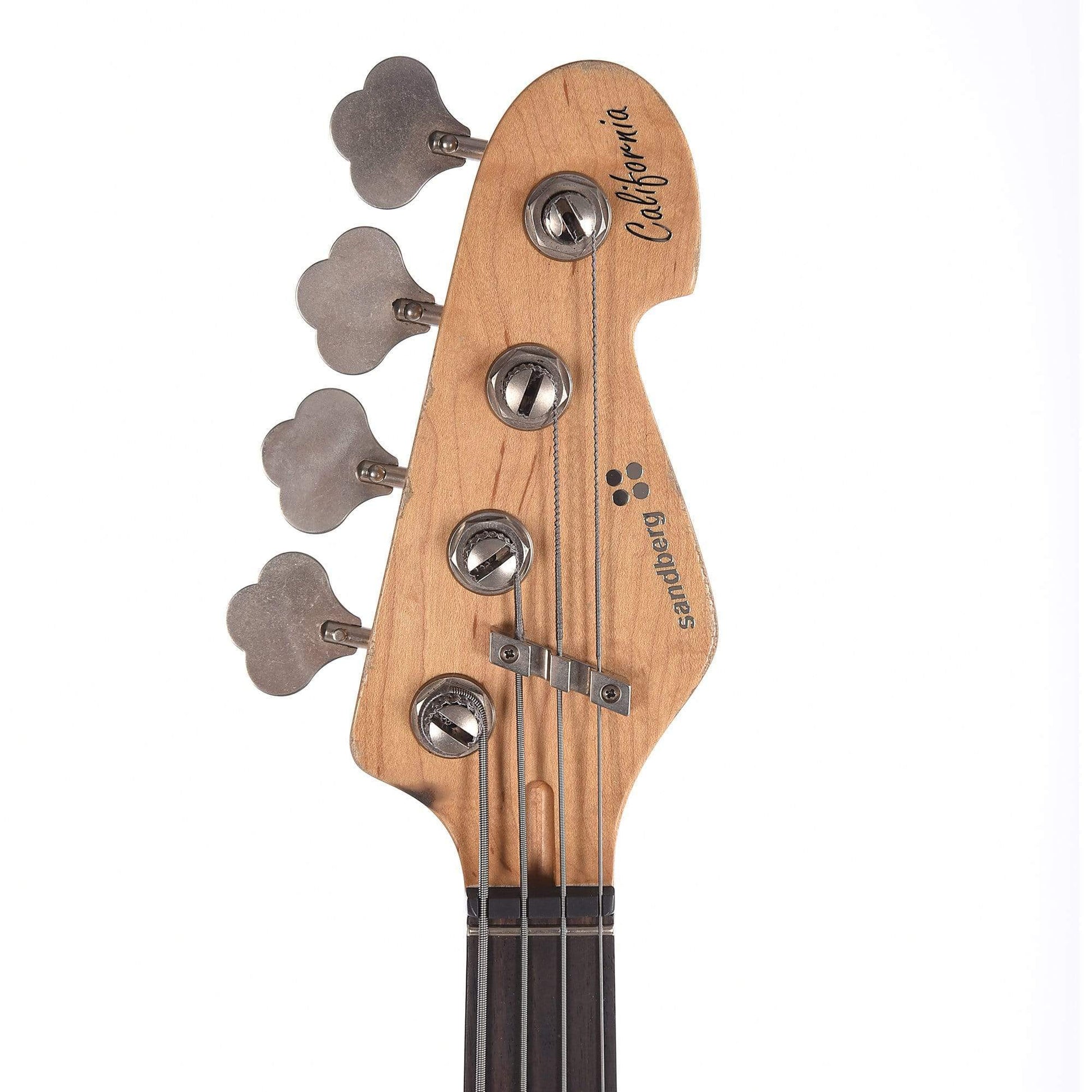 Sandberg California TM-4 Hardcore Aged White w/Tortoise Pickguard Bass Guitars / 4-String