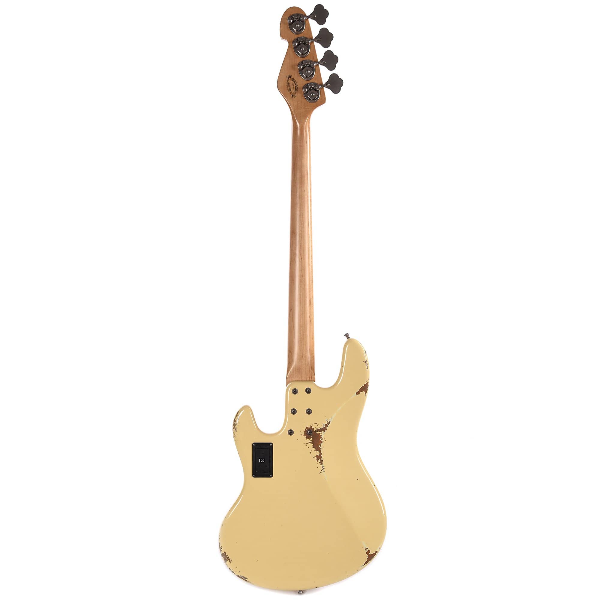 Sandberg California TM-4 Hardcore Aged White w/Tortoise Pickguard Bass Guitars / 4-String