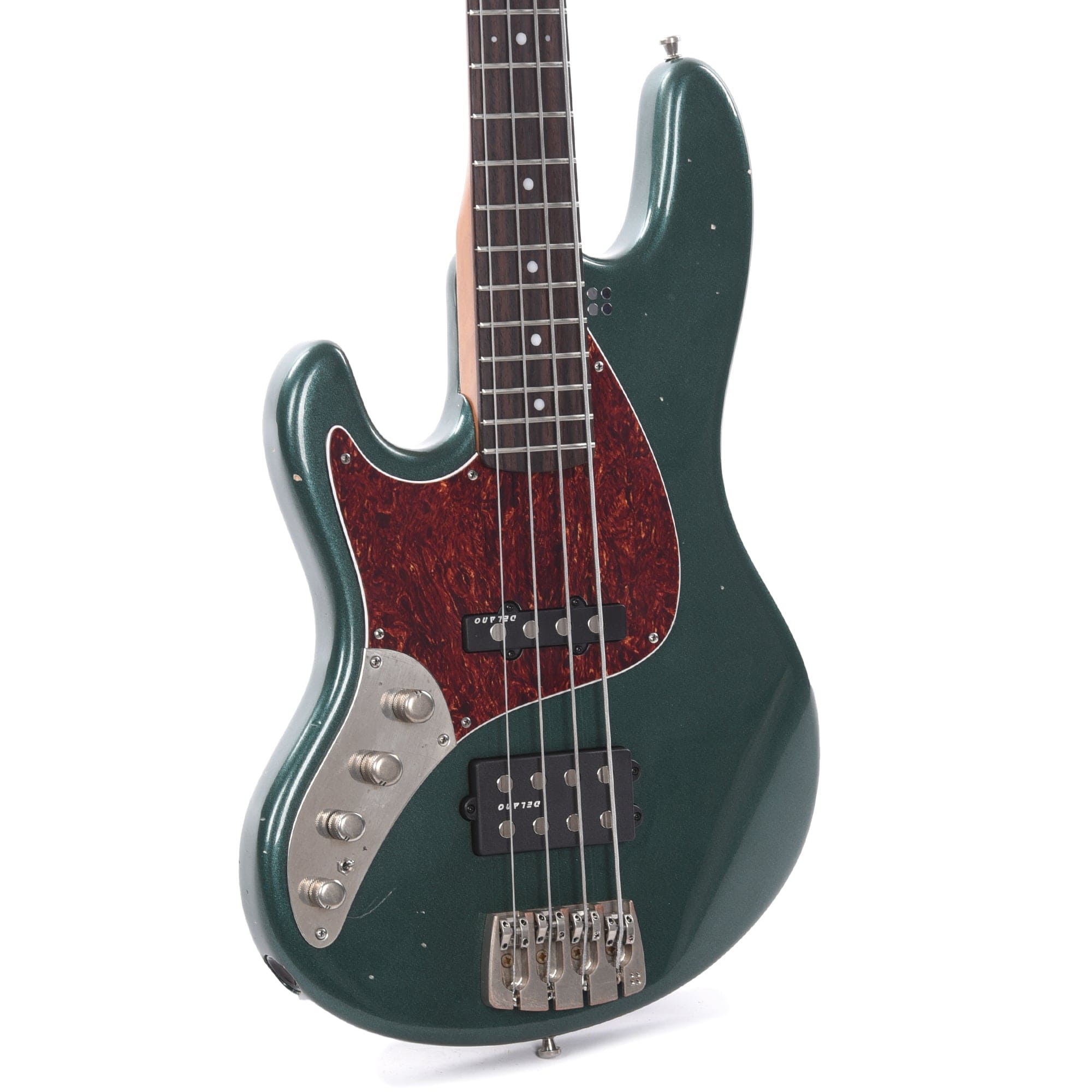 Sandberg California TM LEFTY Soft Aged British Racing Green Bass Guitars / 4-String