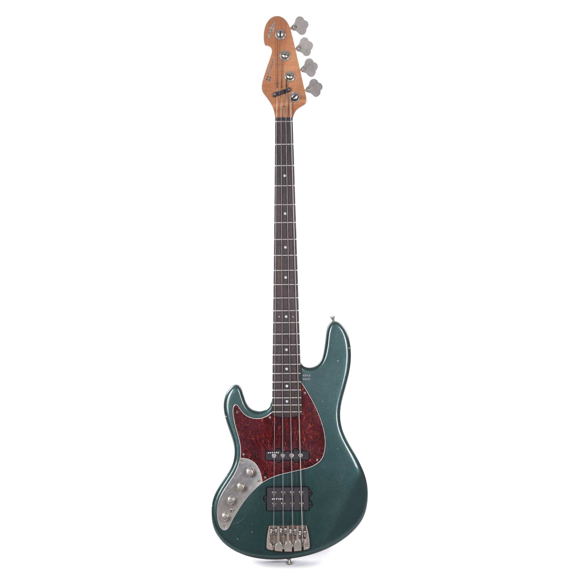 Sandberg California TM LEFTY Soft Aged British Racing Green Bass Guitars / 4-String